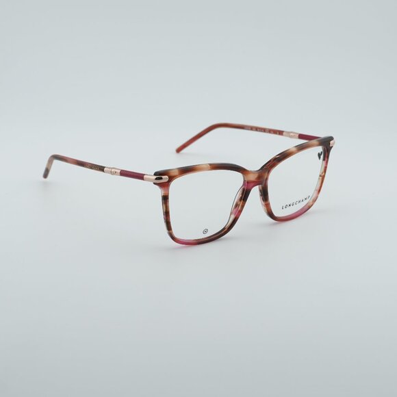 Longchamp LO2726 602 Eyeglasses Red Horn 54mm Square Frame